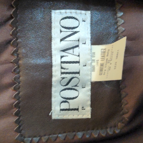 Women's Positano Pellet Brown Jacket with Faux Fur Collar Small - Picture 2 of 5